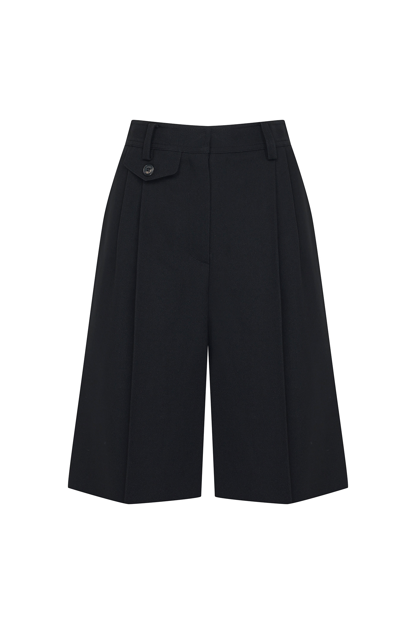 Twotuck Bermuda Pants[LMBBAUPT201]-Black