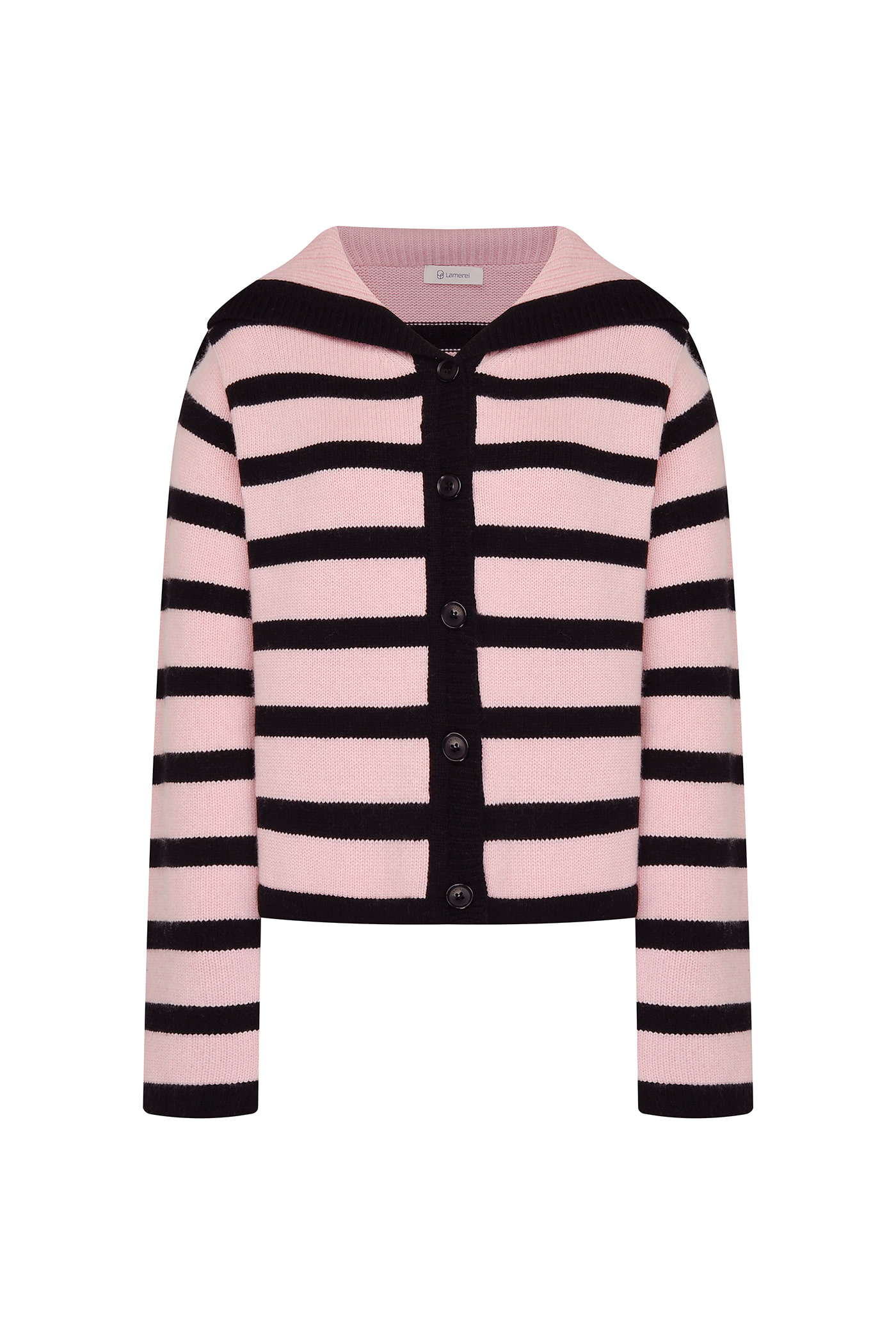 Wool Sailor Collar Cardigan[LMBBWIKN144]-Pink