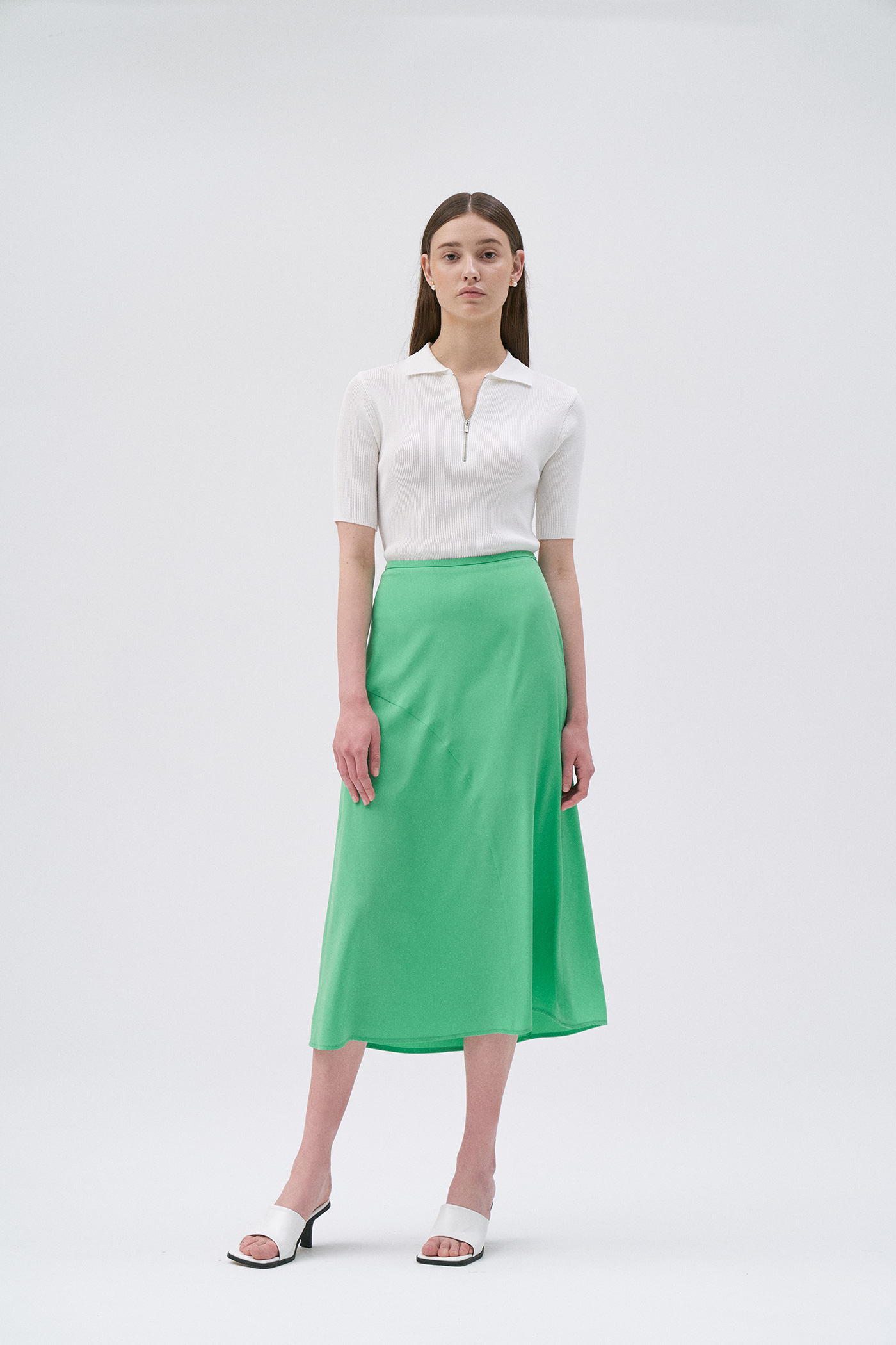 Vivid Skirt-Green