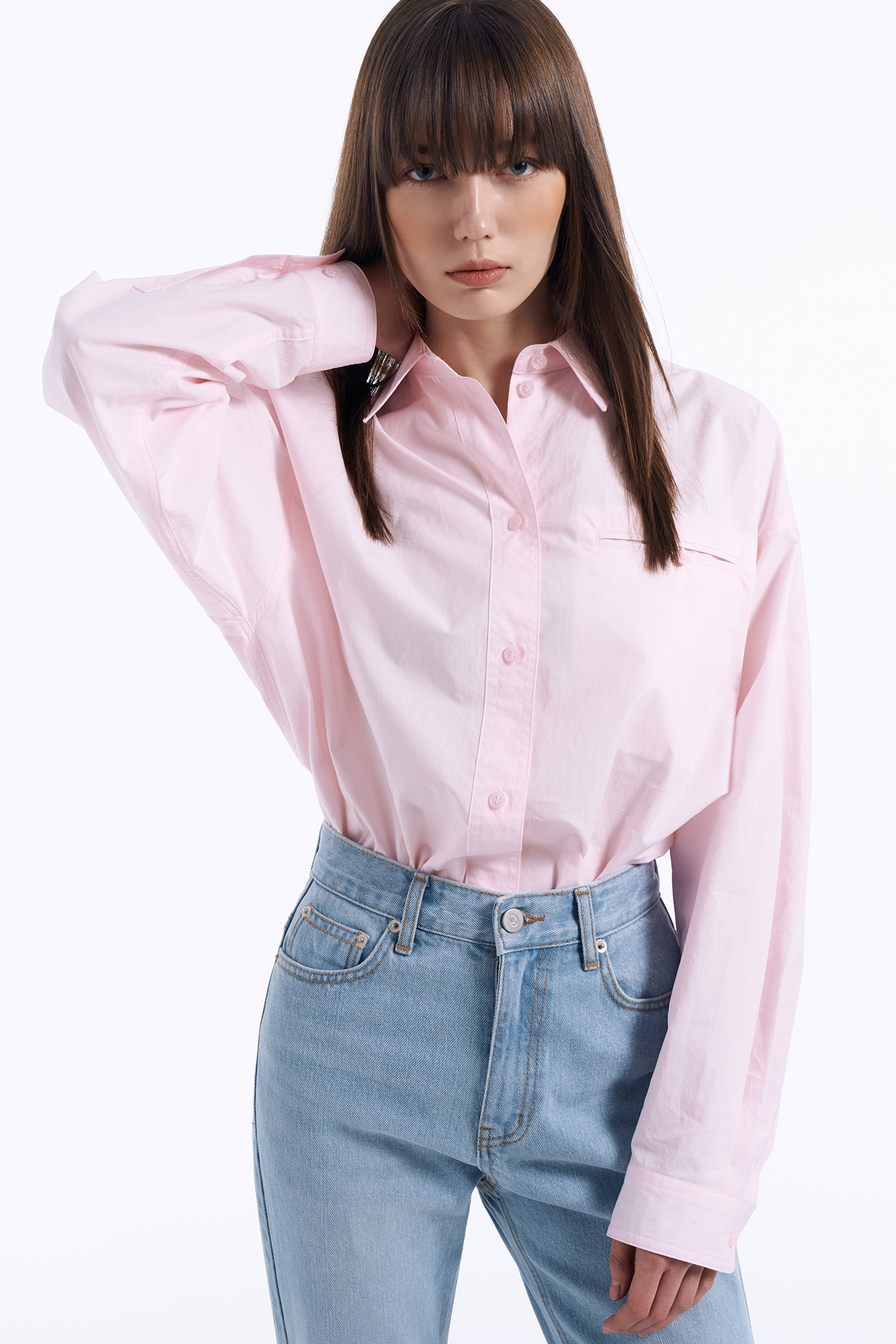 Premium Cotton Shirt[LMBCSPSH303]-Pink