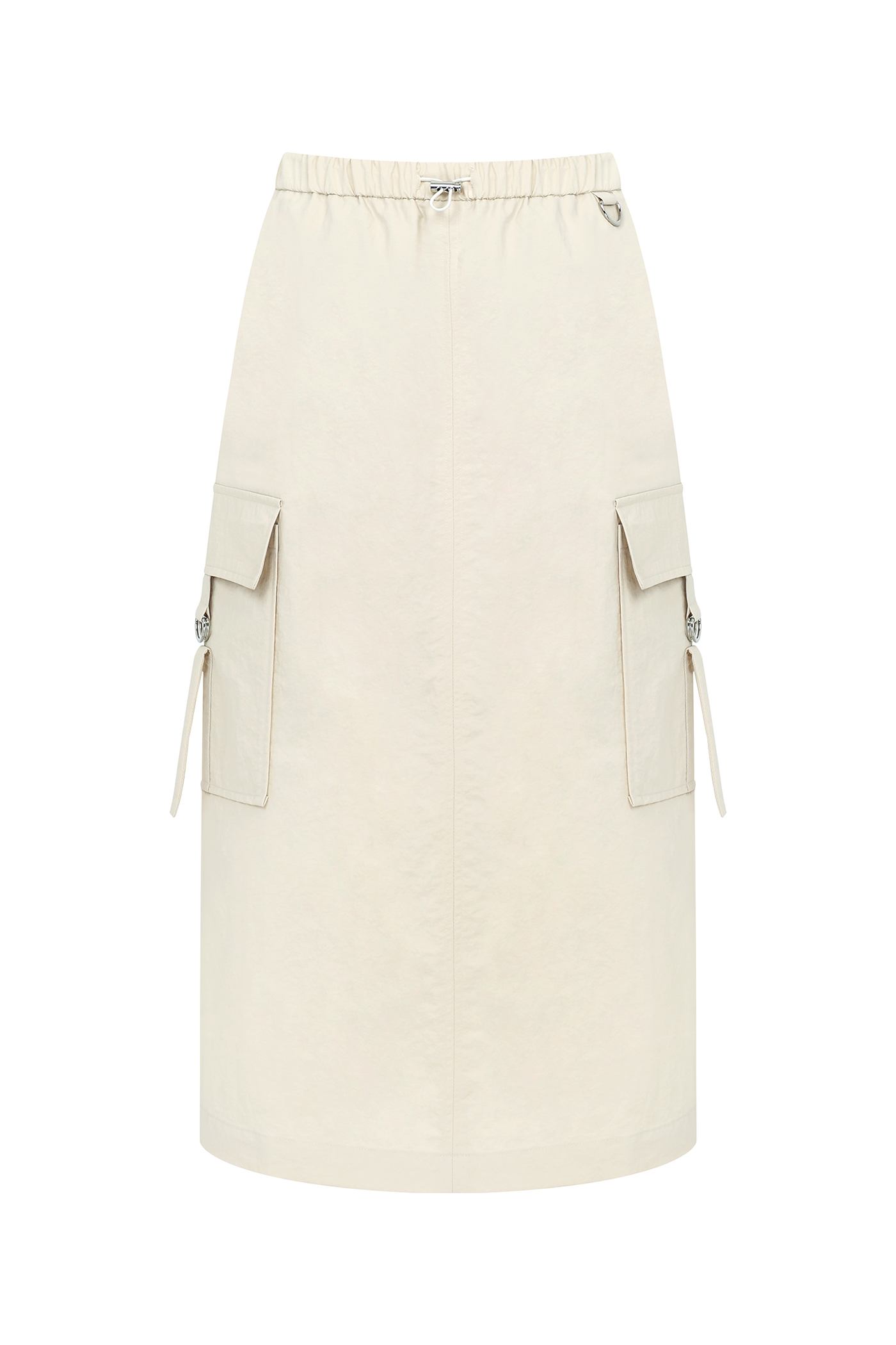 Pocket String Skirt[LMBCSUSK402]-Cream Beige