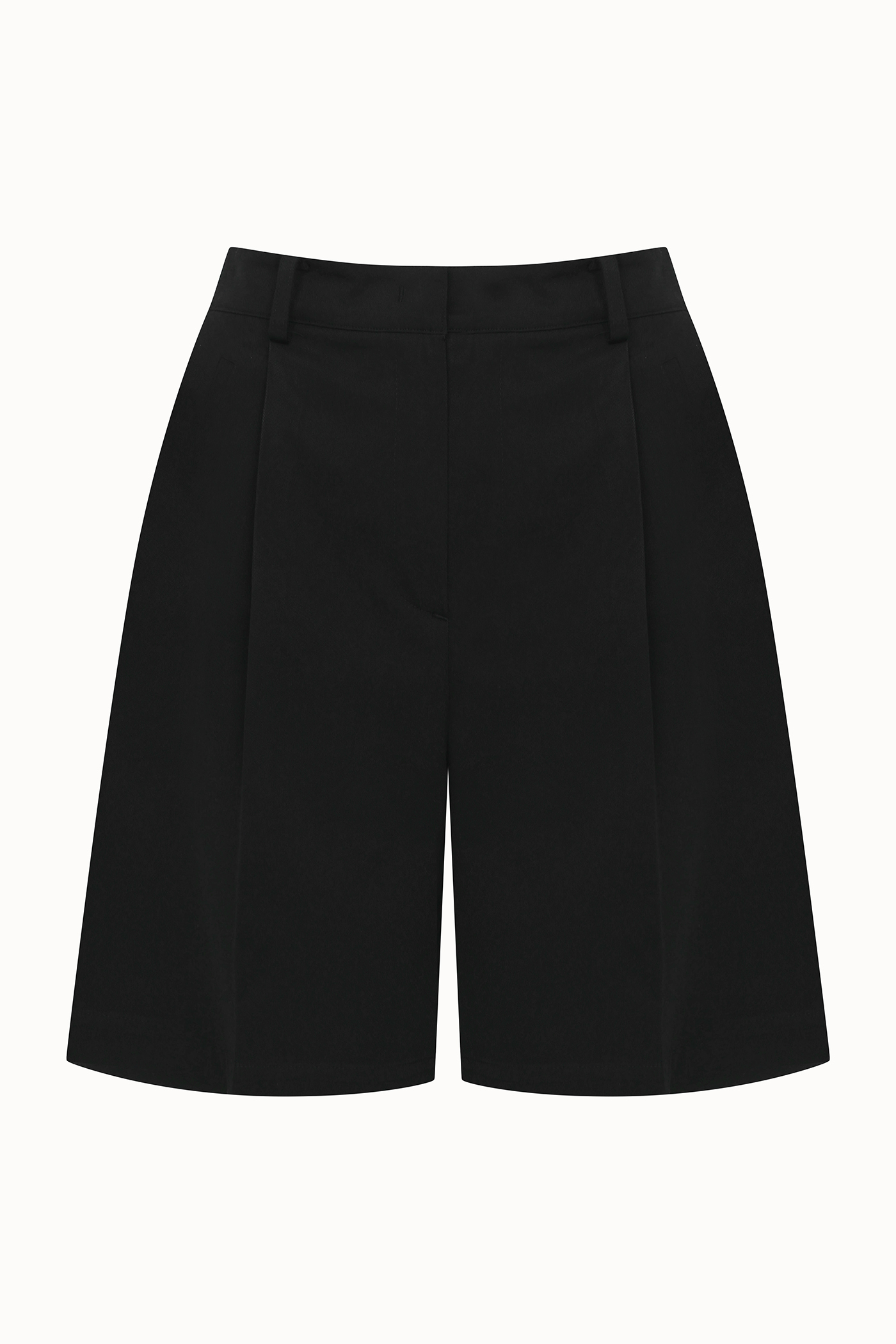 One Tuck Bermuda Pants[LMBDSPPT501]-Black