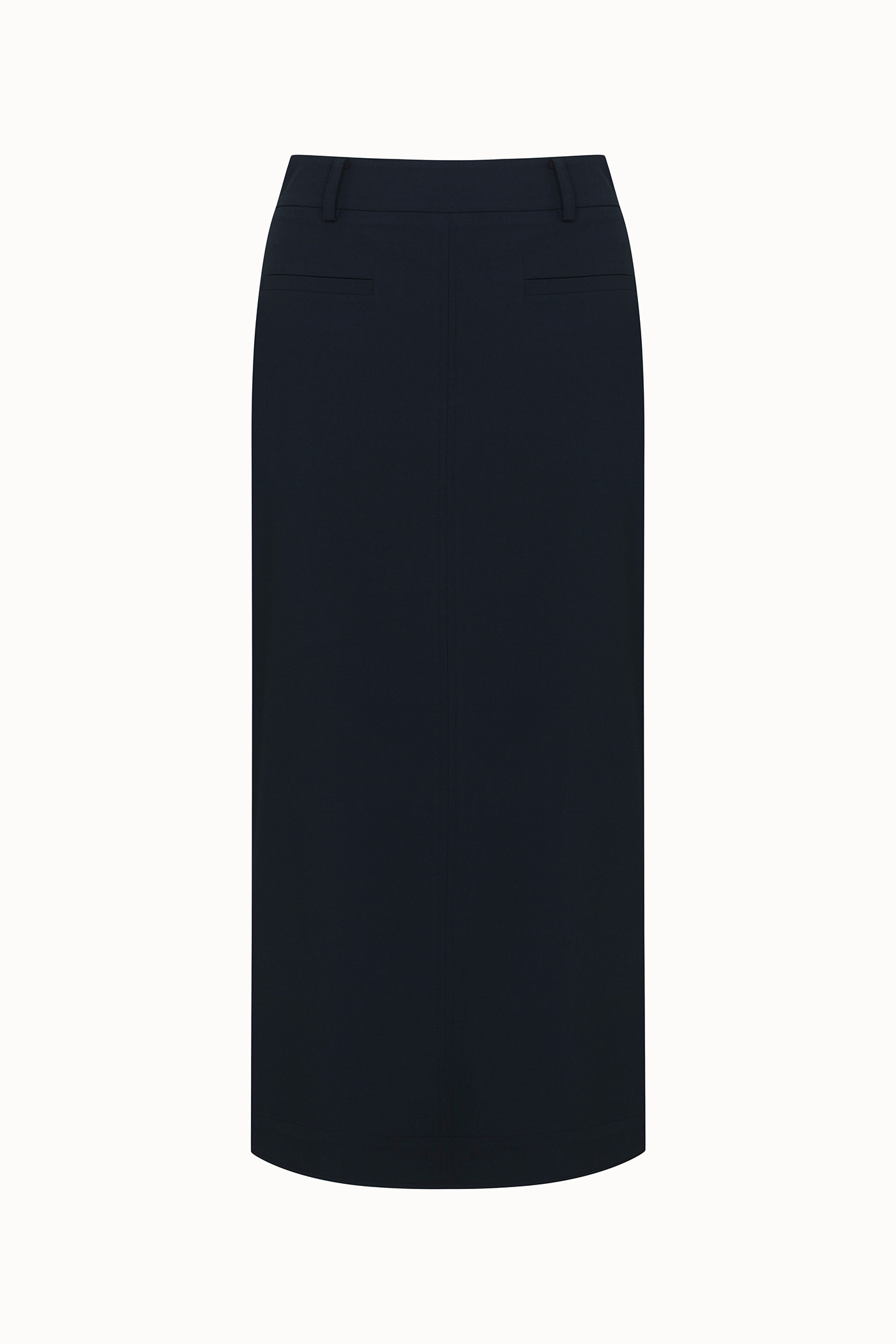 H-Line Minimal Long Skirt[LMBDSPSK402]-Navy